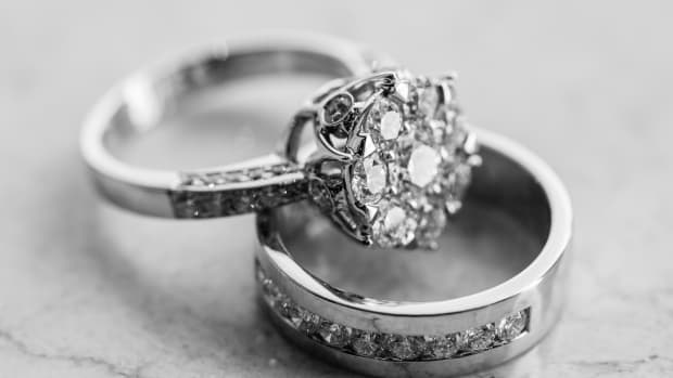platinum wedding ring set