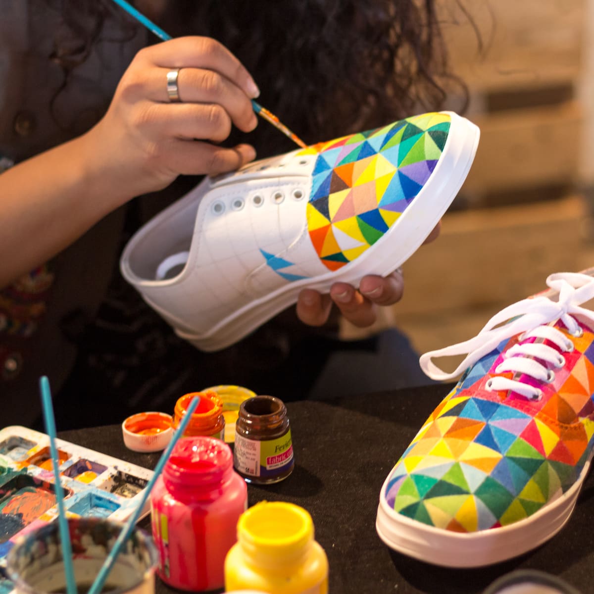 Holographic clearance shoe paint