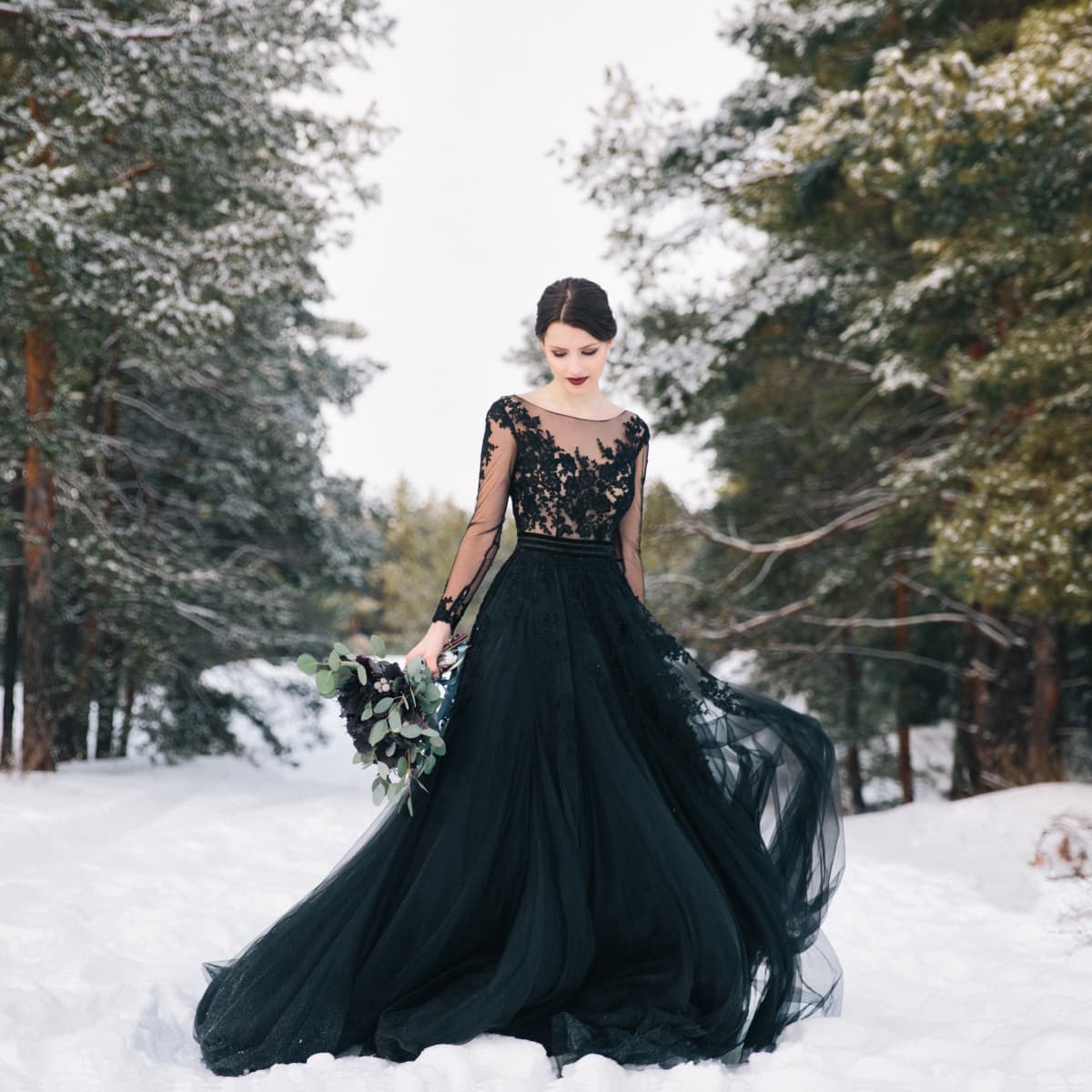I want a black wedding dress 2025