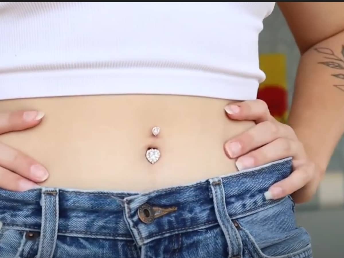 True belly on sale button piercing
