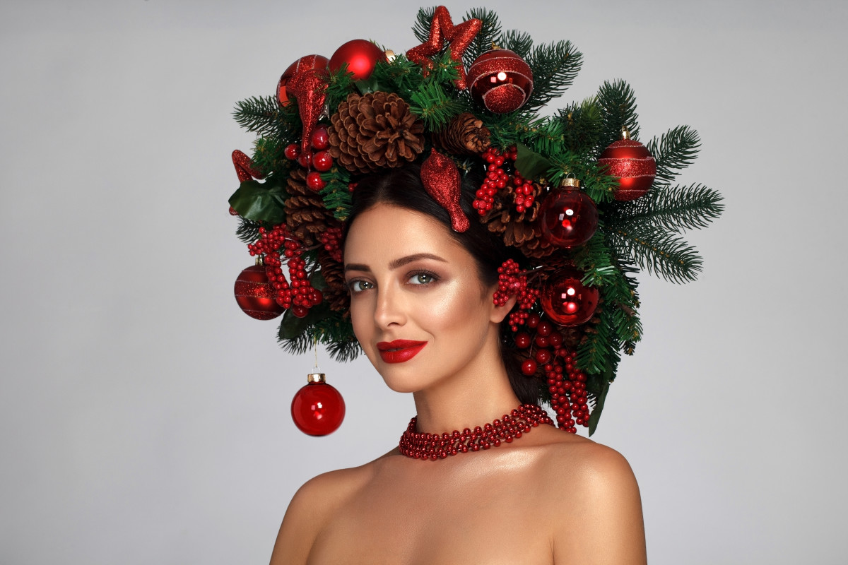 DIY Fabulous Festive Girls Christmas Holiday Hairstyle